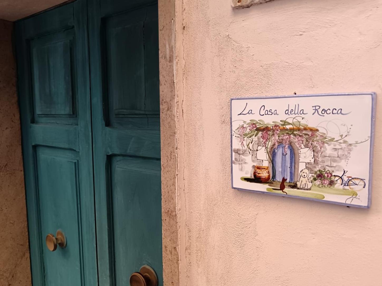 Apartamento La Casa Della Rocca Roccantica Exterior foto